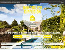 Tablet Screenshot of immobilier-diff.com